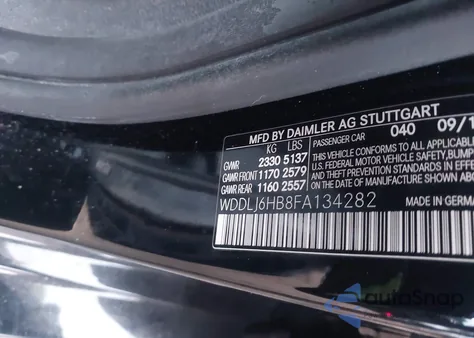 2015 Mercedes-Benz Cls 400 4Matic z USA, uszkodzony, nr VIN WDDLJ6HB8FA134282